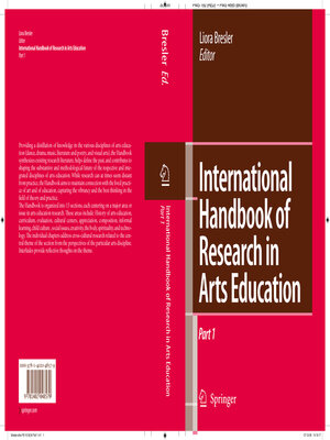 cover image of International Handbook of Research in Arts Education